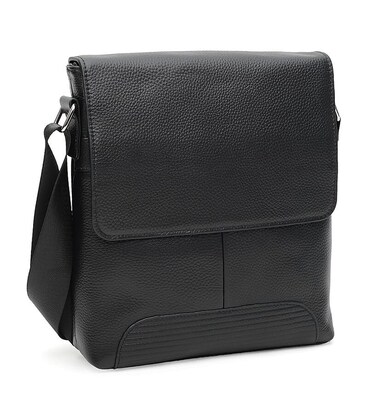 Чоловіча шкіряна сумка Keizer K198089-black картинка, зображення, фото