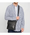 Чоловіча шкіряна сумка Keizer K198089-black картинка, зображення, фото