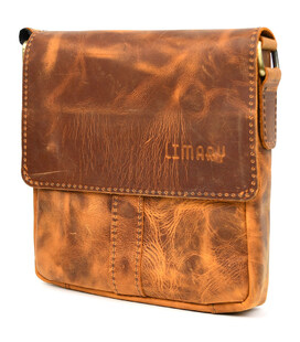 Невелика чоловіча сумка через плече шкіряна Limary lim-354RY фото, картинка, изображение