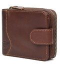 Чоловічий гаманець кардхолдер на блискавці Bull TW033C коричневий картинка, зображення, фото