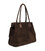 Замшева жіноча сумка тоут Італія Firenze fz376023 у кольорі шоколад фото, картинка, изображение