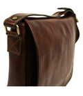 Шкіряна сумка месенджер Time Resistance 1173301 The Stranger коричневий фото, картинка, изображение