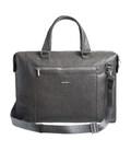 Кожаная сумка для ноутбука и документов Franko темно-серый флотар фото, картинка, изображение