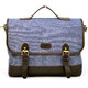 Портфель для чоловіків з тканини з шкіряними вставками RKj-7880-4lx TARWA фото