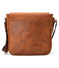 Чоловіча сумка шкіряна через плече RB-0002-3md TARWA коньячна фото, картинка, изображение