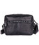 Чоловіча шкіряна сумка через плече, чорний колір, John McDee, JD1026A фото, картинка, изображение