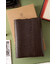 Кожаный блокнот (Софт-бук) 5.2 темно-коричневый фото, картинка, изображение