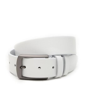 Мужской кожаный ремень V1115GX37-white фото, картинка, изображение
