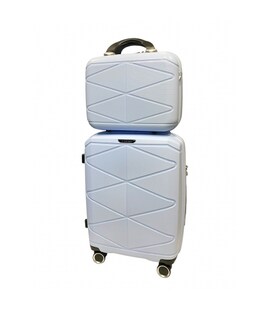 Ручная кладь с кейсом Madisson Snowball 51304/S+VA голубая фото, картинка, изображение