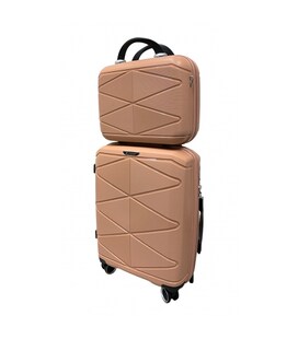 Ручная кладь с кейсом Madisson Snowball 51304/S+VA розовое золото фото, картинка, изображение