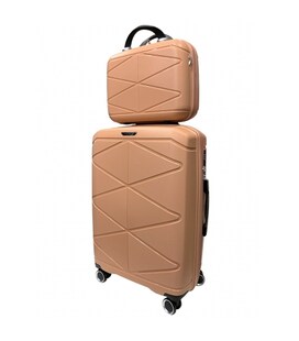 Комплект чемоданов Madisson Snowball 51304/L+VA розовое золото фото, картинка, изображение