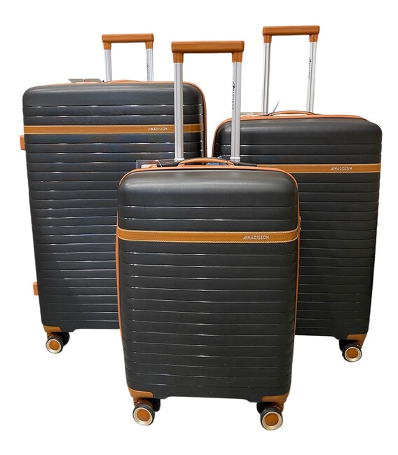 Комплект чемоданов Madisson 63703 черный фото, картинка, изображение