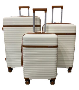 Комплект чемоданов Madisson 63703 молочный фото, картинка, изображение