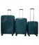 Набор чемоданов Snowball 20103 темно-зеленый фото, картинка, изображение