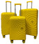 Комплект Чемоданов 3 в 1 Madisson 42203 3 в 1 желтый фото, картинка, изображение