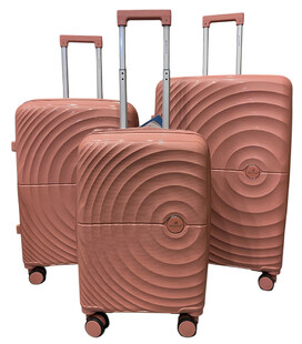 Набір Валіз 3 в 1 Madisson 42203 рожеве золото