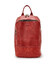 Жіночий червоний шкіряний рюкзак TARWA RR-2008-3md середнього розміру - картинка, зображення, фото