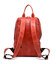Жіночий червоний шкіряний рюкзак TARWA RR-2008-3md середнього розміру - картинка, зображення, фото