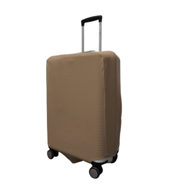 Чохол для валізи 4828 колір коричневий розмір середня M - картинка, зображення, фото