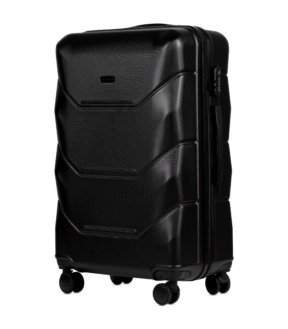 Чемодан Wings 148 большой L черный фото, картинка, изображение