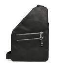 Чоловіча сумка-слінг через плече TARWA RA-5402-4lx чорний крейзі хорс фото, картинка, изображение