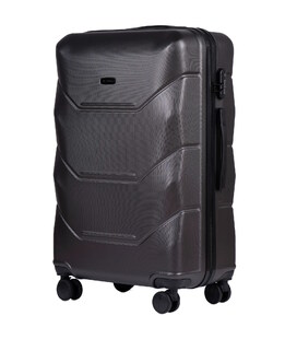 Чемодан Wings 148 большой L графитовый фото, картинка, изображение