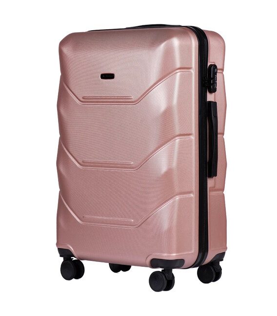 Чемодан Wings 148 большой L розовое золото фото, картинка, изображение