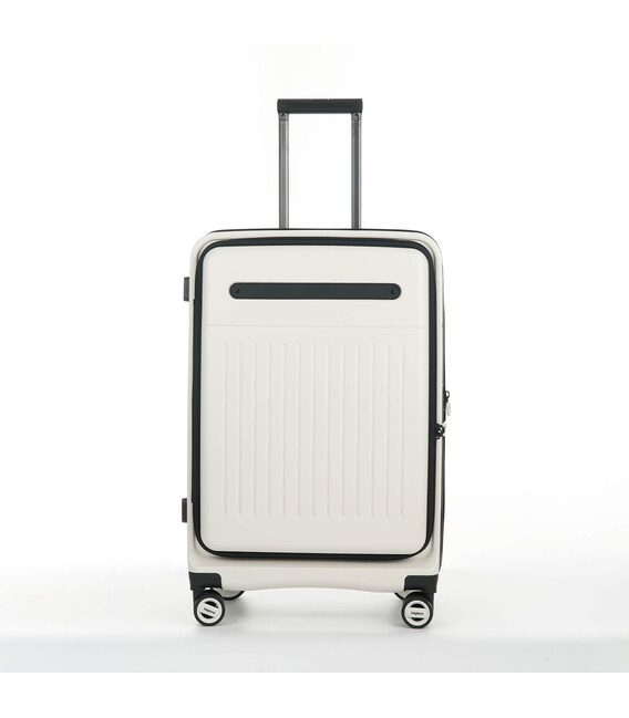 Валіза Bagland Velo середня 72 л. білий (00322024) фото, картинка, изображение