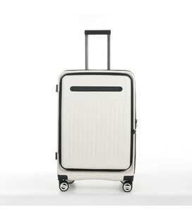 Валіза Bagland Velo середня 72 л. білий (00322024) фото, картинка, изображение