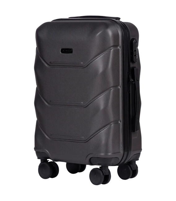 Чемодан Wings 148 маленький S графитовый фото, картинка, изображение