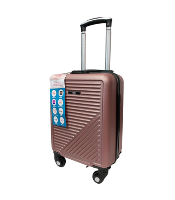 Чемодан Easy Move 002 XS 40x30x20 розовое золото фото, картинка, изображение