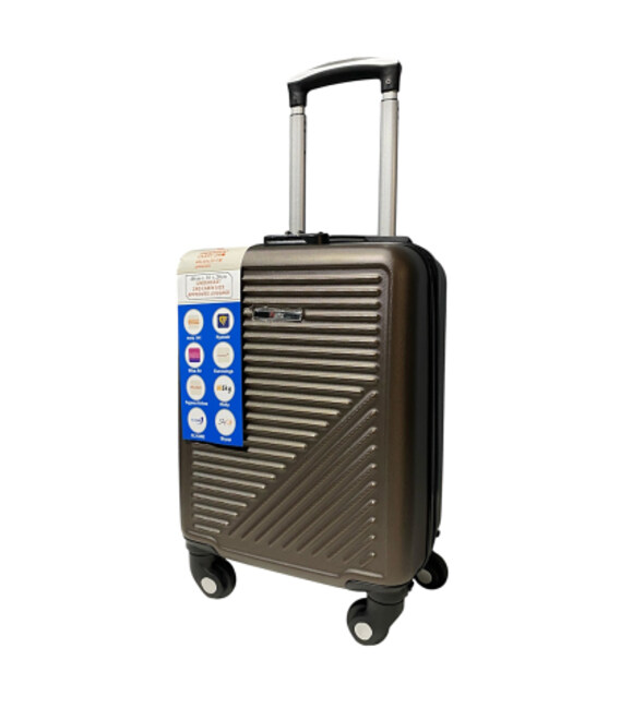 Валіза Easy Move 002 XS 40x30x20 коричнева - картинка, зображення, фото