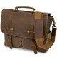 Сумка-портфель на плечо Vintage 20116 Коричневая фото