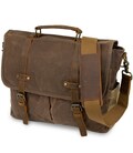 Сумка-портфель на плече Vintage 20116 Коричнева