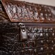 Cумка мужская с тиснением под крокодила Vintage 14698 Коричневая фото