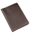 Бумажник-обложка для паспорта Shvigel 13960 кожаная Коричневая