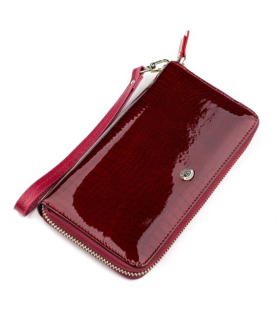 Гаманець жіночий ST Leather 18400 (S4001A) шкіряний Бордовий