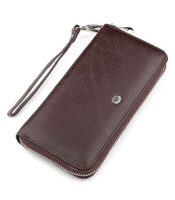 Гаманець жіночий ST Leather 18418 (ST45-2) шкіряний Коричневий