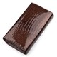 Кошелек женский ST Leather 18427 (S8001A) вместительный Коричневый фото