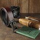 Ремень мужской c пряжкой в виде буквы G Vintage 20288 Коричневый фото