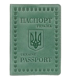 Добротна обкладинка для паспорта з натуральної шкіри SHVIGEL 16134