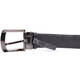 Ремень мужской CROCODILE LEATHER 18008 из натуральной кожи крокодила Черный фото