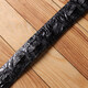 Ремень мужской CROCODILE LEATHER 18008 из натуральной кожи крокодила Черный фото