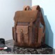 Рюкзак дорожный текстильный Vintage 20057 Коричневый фото