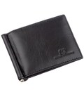 Зажим с монетницей на молнии ST Leather 18948 Черный