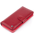 Вертикальный вместительный кошелек из кожи женский ST Leather 19307 Бордовый