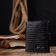 Отличный мужской кошелек из фактурной кожи KARYA 21038 Черный фото