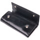 Надежный кошелек-ключница из натуральной гладкой кожи ST Leather 19415 Черный фото