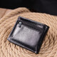 Компактный зажим для денег из натуральной гладкой кожи ST Leather 19416 Черный фото