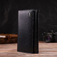 Портмоне унисекс из натуральной гладкой кожи CANPELLINI 21855 Черное фото